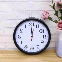 9 Inch Round Wall Clock Quality Quartz Battery Operated Home