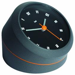 BAI Twister Desk/Wall Clock, Milan Suede charcoal