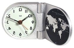 BAI World Trotter Solid Aluminum Travel Alarm Clock, Landmar