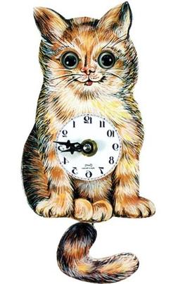 Black Forest Cat's Eye 6-Inch Wide Wall Clock