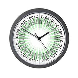 CafePress - Binary Modern Clock - Unique Decorative 10" Wall