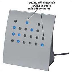Crystal Blue "Powers of 2" BCD & Direct Binary Clock 