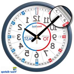 EasyRead Time Teacher Children's Wall Clock with simple 3-St