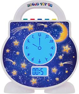My Tot Clock My Toddler Clock, White