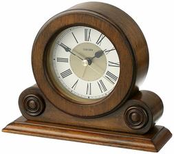 Seiko Desk and Table Alarm Clock Brown Alder Case