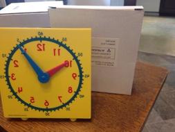 Student Clock For Learning To Tell Time - MAC004 New in Box 