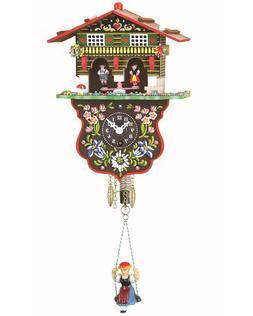Trenkle Black Forest Clock Swiss House Weather House TU 808 