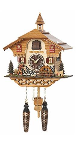 Trenkle Quartz Cuckoo Clock Black Forest House with Music, M