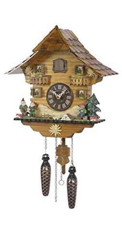 Trenkle Quartz Cuckoo Clock Black forest house TU 430 Q