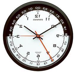 Trintec 12 & 24 Hour Military Time Swl Zulu Time 24hr Wall C