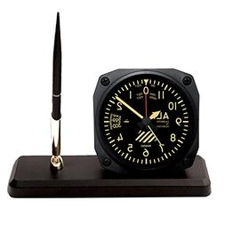 Trintec Aviation Vintage Altimeter Altitude Desk Pen Set wit