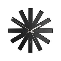 Umbra Ribbon Modern 12-inch Wall Clock, Battery Operated Qua