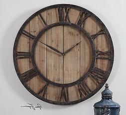 Uttermost 06344 Powell Wooden Wall Clock