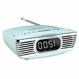 Victrola Bedside Digital LED Alarm Clock Stereo with CD Play