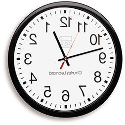 Wholesale CASE of 10 - Charles Leonard 12" Quartz Wall Clock