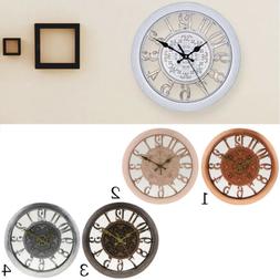 AA Battery Operated Easy Read- 3D Analog Wall Clock -Great f