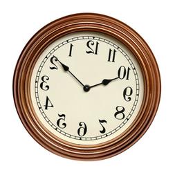 AA Battery Operated Easy Read - Analog Wall Clock -for Home 