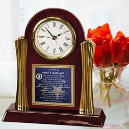 Air Force Retirement Gift Clock Personalized USAF Present Pr
