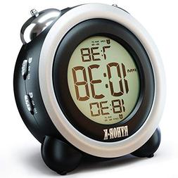 Loud Alarm Clock for Heavy Sleepers - Simple Digital Clock B