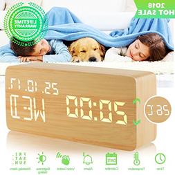 Bedroom Usb 3 Alarms 3 Level Brightness Show Time Date Week