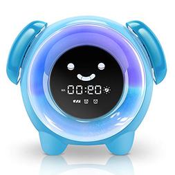 KNGUVTH Alarm Clock for Kids Bedrooms, Children Sleep Traini