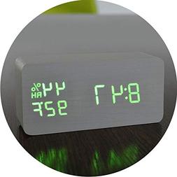 Alarm Clock Despertador Temperature Humidity Electronic Desk