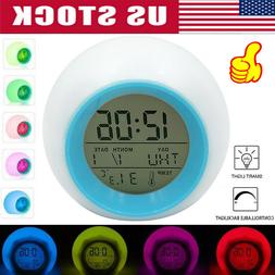 Alarm Clock Digital Backlight LED Display Battery Operated B