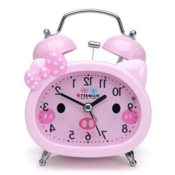 Alarm Clock Extra Super Loud Analog Cute Travel For Kids Gir
