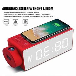 Alarm Clock FM Radio Bluetooth Speaker Wireless Support TF C