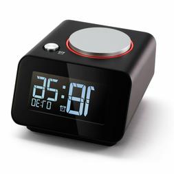With Dual Usb Charging Port For Bedroom Small Alarm Clock