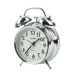 Alarm Clock for Heavy Sleepers 4" Twin Bell Vintage Alarm Cl