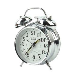 Mokeep Alarm Clock for Heavy Sleepers 4" Twin Bell Vintage A