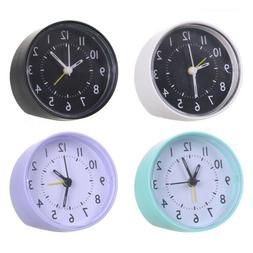 Alarm Clock Mini Retro Round For Kids Gift Home Office Room 