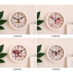 Alarm Clock Mini Retro Round For Kids Gift Home Office Room 