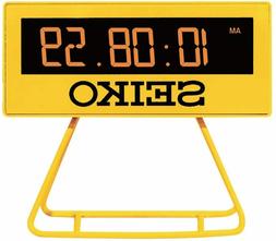 SEIKO Alarm Clock Mini Sports Timer Clock Digital SQ815Y Yel