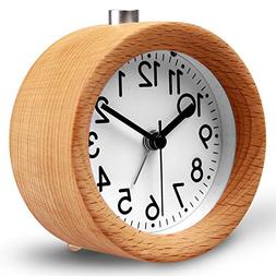 HaloVa Alarm Clock, Creative Fashion Silent Non Ticking Swee