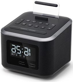 Alarm Clock Radio,Wireless Bluetooth Speaker,Digital Alarm C