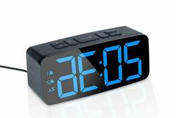 Alarm Clock Radio,FM Digital Clock Radio with USB Charger Po