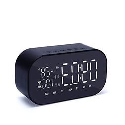 FOREV LED Alarm Clock Radio for Bedroom, Digital Clock Can B