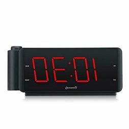 Alarm Clock Radio with USB Charging Port and FM Radio, 2" La