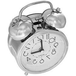 - Classic Retro Mute Quartz Double Bell Alarm Clock Movement