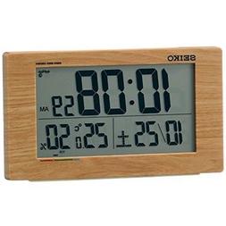 Seiko Clock AlarmDigital Calendar  Temperature Humidity Disp