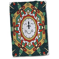 3dRose Alexis Design - Mandala Background - Cheerful Wall Cl