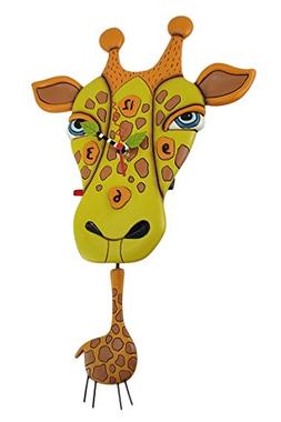 Allen Designs Jaffy the Giraffe Pendulum Wall Clock