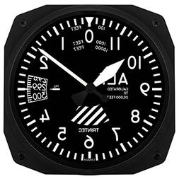 Trintec 10" Aviation Altimeter Instrument Style Wall Clock 3