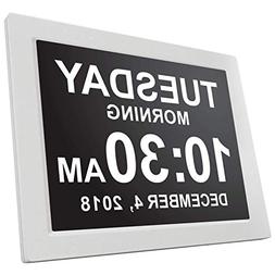 American Lifetime - Day Clock - Extra Large Impaired Vision 