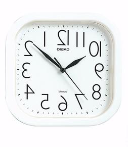 Casio Analog Quartz White Resin Wall Clock IQ02-7R