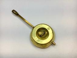 Antique Ansonia Clock Pendulum Brass 3 ounce 3 1/2"