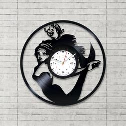Ariel Little Mermaid Vinyl Wall Art Clock Xmas Gift Exclusiv