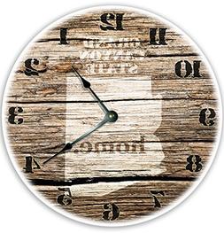Sugar Vine Art 12" Arizona State Homeland Clock - Large 12 i